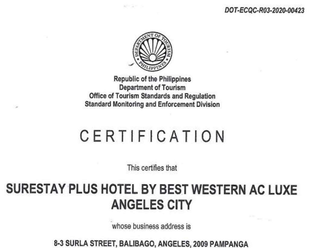 Surestay Plus Hotel By Best Western Ac Luxe Angeles City Commodités photo